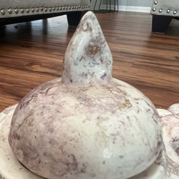 Vintage tea kettle and  holder - Picture 3 of 5